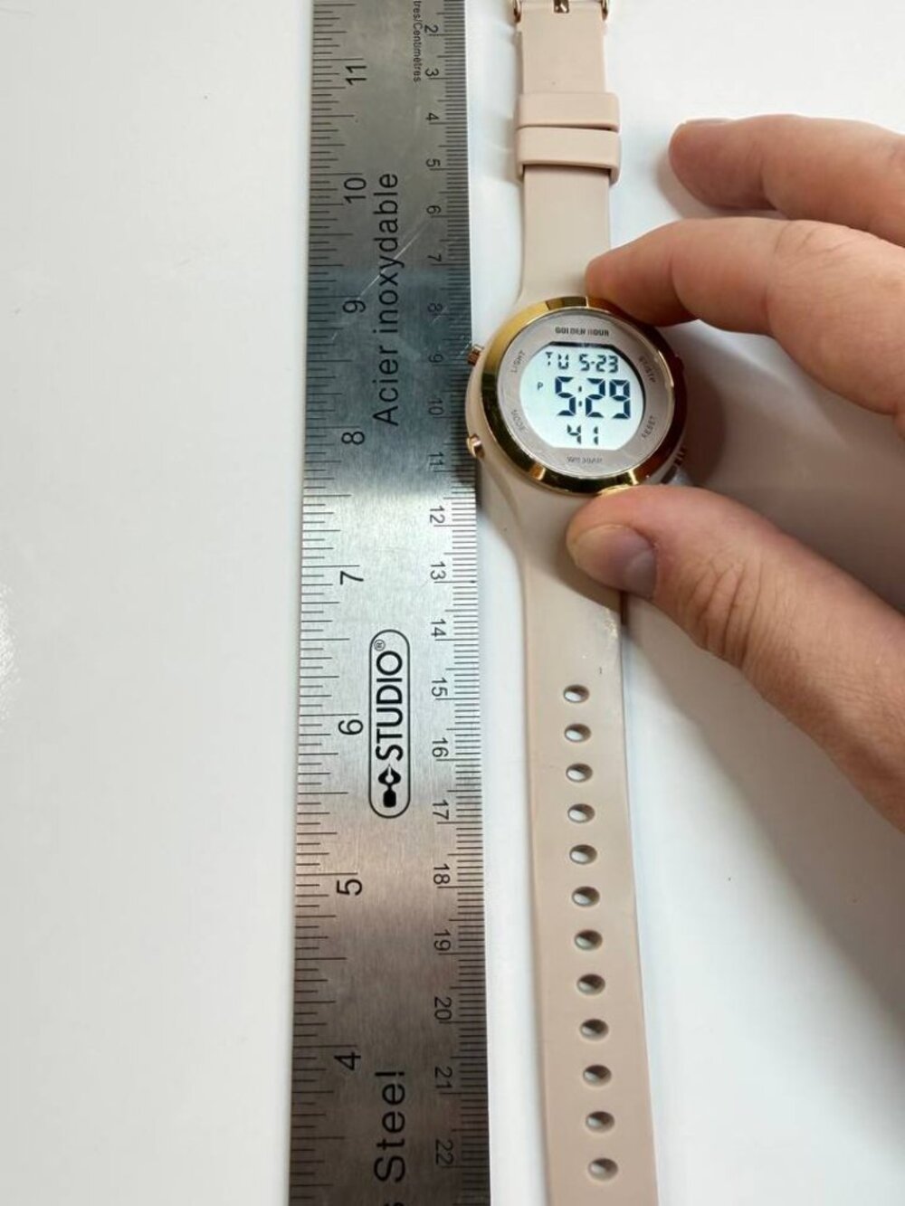 Golden Hour GH137 Digital Watch – Rose Gold / Blush Pink - Picture 13 of 13